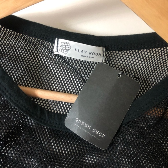 PLAY ROOM KOREA Mesh top BNWT - Picture 3 of 3